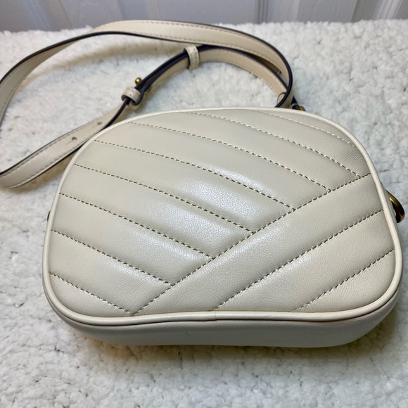 🌟Tory Burch Kira Small Chevron Quilted Camera Crossbody Bag - Picture 4 of 10